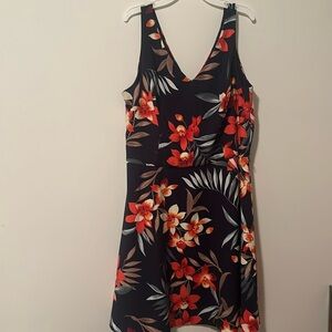 DB Established 1962 floral dress. Size 14 mid length. Business office attire.